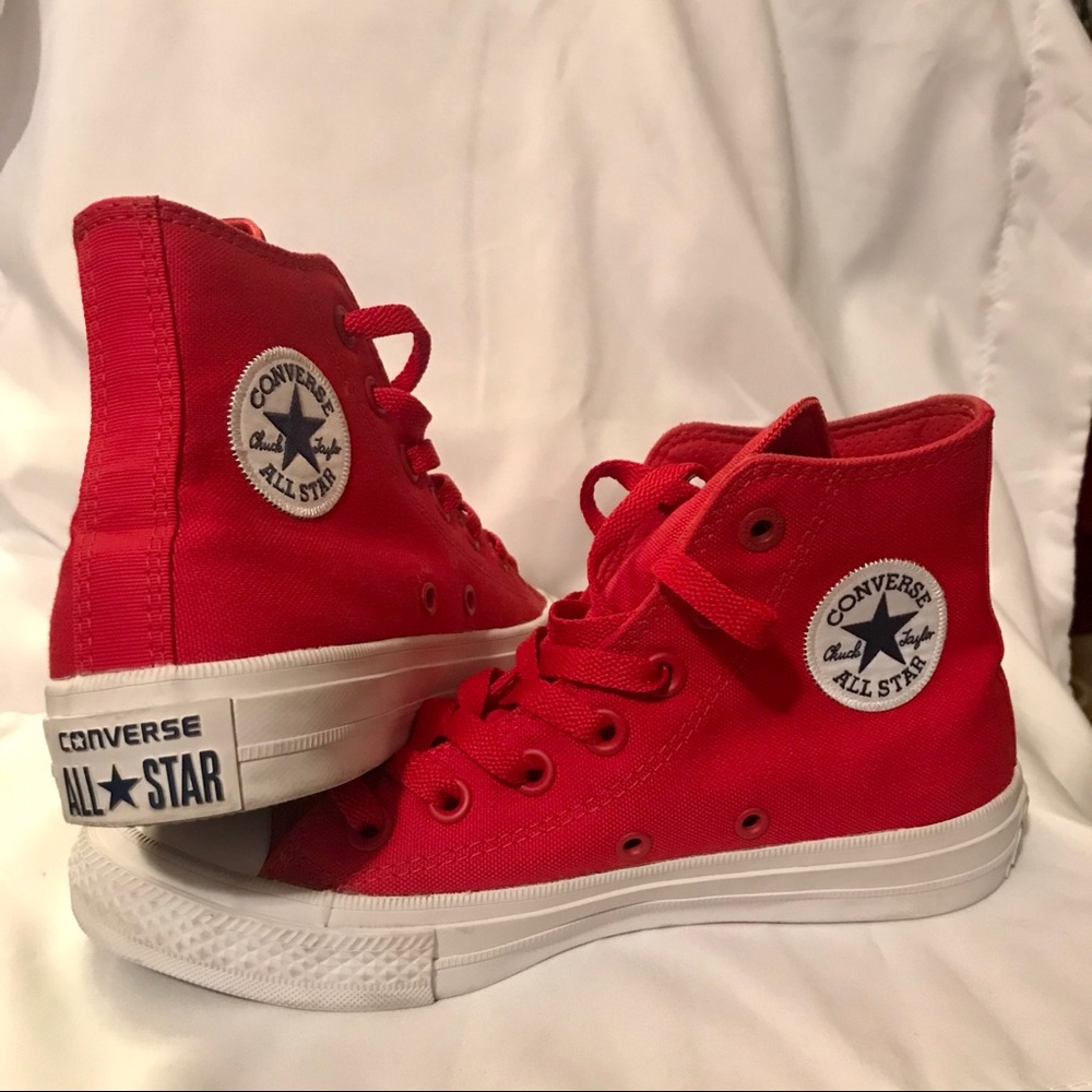 Converse Chuck Taylor II hi tops with Lunarlon.